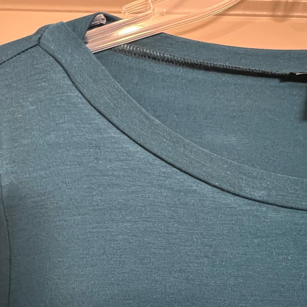 Eileen Fisher Jewel Neck Jersey Knit Dress - Picture 4 of 7